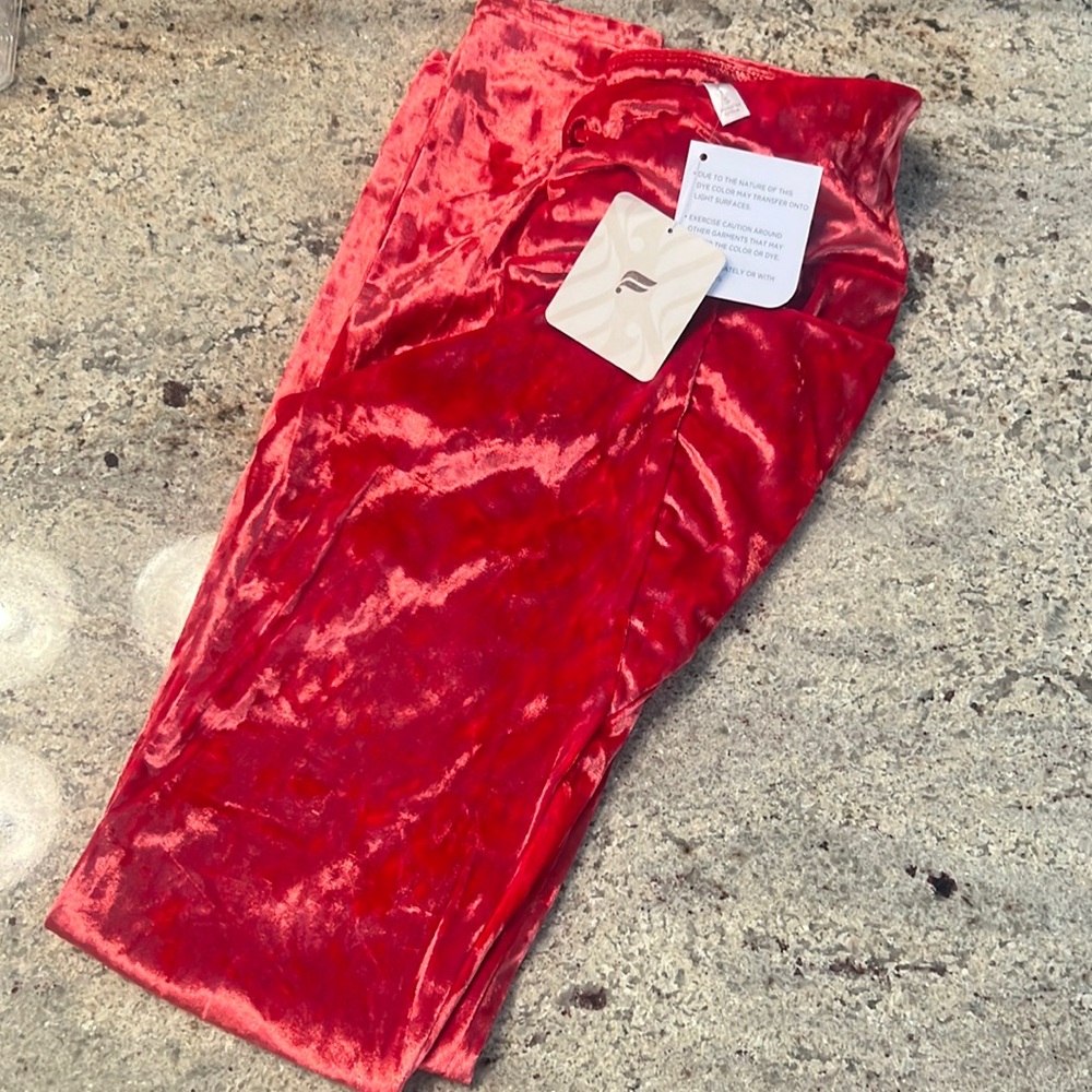 Fabletics Crushed Velour Leggings